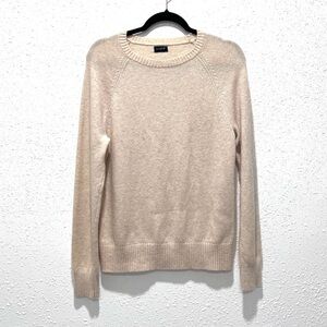 J. Crew Women's lamb's wool Soft Beige Crew Neck Sweater M